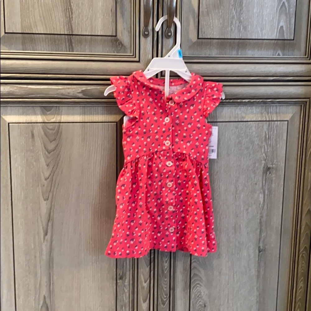 Carter’s 2 piece flower dress 6M